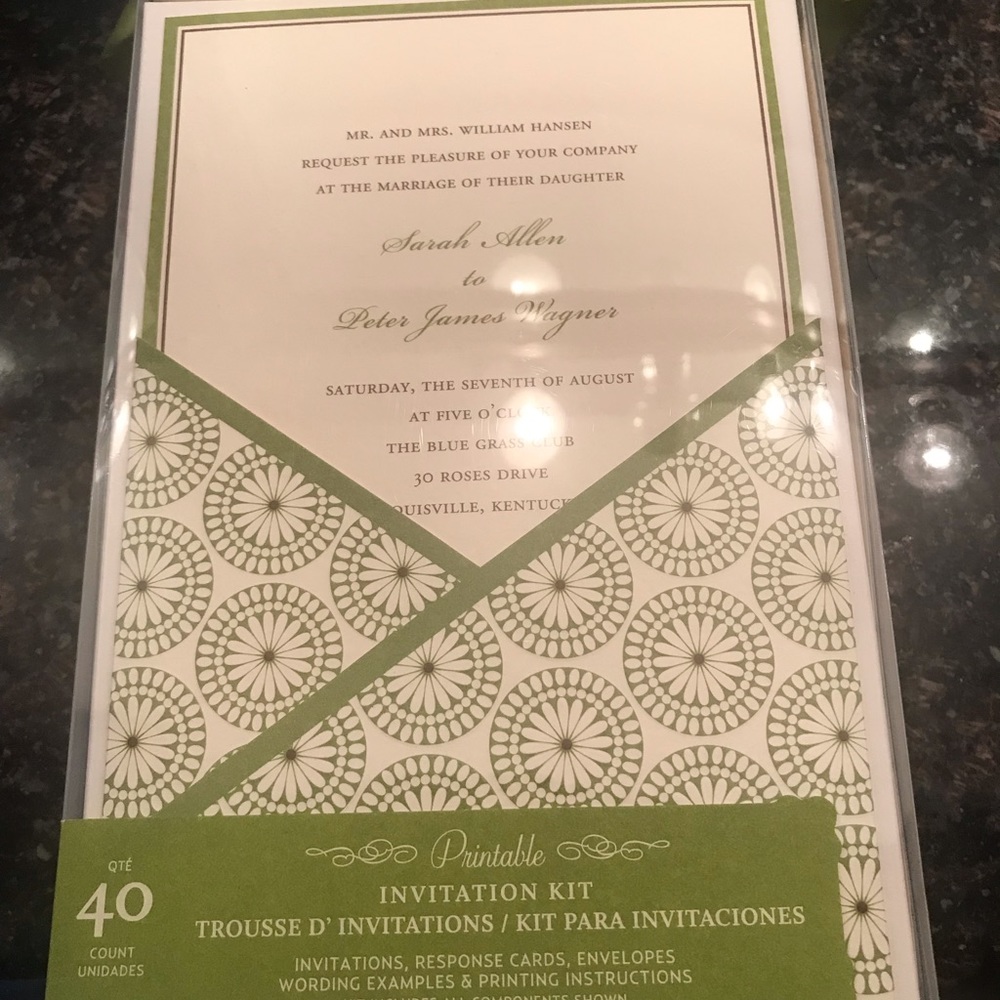 Customizable Invitations - Picture 3 of 5